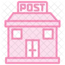 Post Office Duotone Line Icon Icon