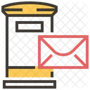 Postal Mail Latters Icon