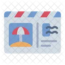 Postal Foto Correo Icono