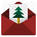 Postal de natal  Ícone