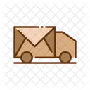 Postal Delivery Delivery Truck Shipping Truck Icon