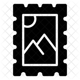 Postal Stamp Icon Of Glyph Style Available In Svg Png Eps Ai Icon Fonts