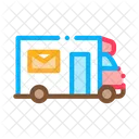 Mail Truck Postal Icon