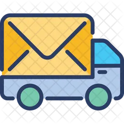 Postal Truck  Icon