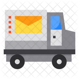 Postal Truck  Icon