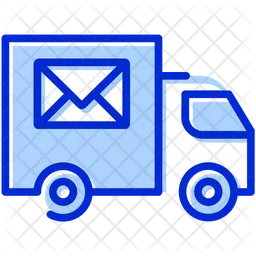 Postal Truck  Icon