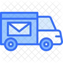 Postal Truck Truck Postman Icon