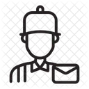 Briefträger  Symbol