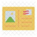 Postcard Mail Card Icon