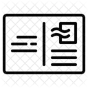 Postcard Post Card Icon