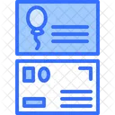 Postcard Card Invitation Icon
