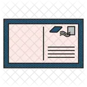 Postcard Invitation Card Icon
