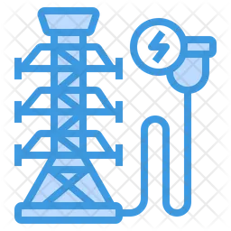Poste elétrico  Ícone
