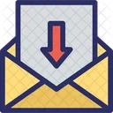 Posteingang E Mail Eingehende Post Symbol