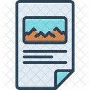 Poster Banner Brochure Icon