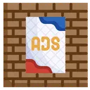Poster Advertisement Announcement Marketing Icon