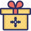 Box Weihnachten Geschenk Symbol