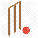 Postigo Postigo De Criquete Equipamentos Esportivos Ícone