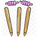 Wicket Wicket De Cricket Equipo De Cricket Icon