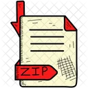 Zip Dokument Format Icon