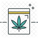 Zip Von Cannabis Gras Tute Symbol