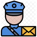 Postman Letter Delivery Icon