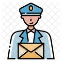 Post Man Post Delivery Man Icon