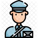 Postman Delivery Letter Icon