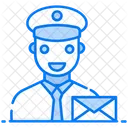 Postman Mailman Mail Carrier Icon