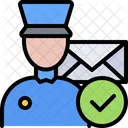 Postman Customs Control Icon