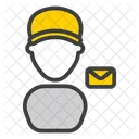 Postman Delivery Courier Icon