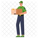 Delivery Courier Man Icon