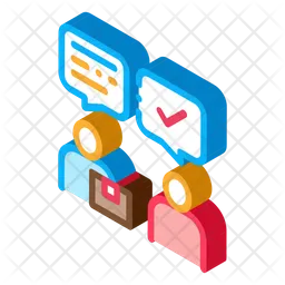 Postman conversation  Icon