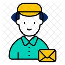 Postman Delivery Courier Icon