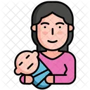 Postnatal Care Toddler Newborn Icon