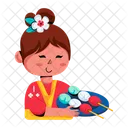 Postre Dango Tanghulu Dulce Dango Icono