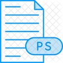 Postscript File  Icon
