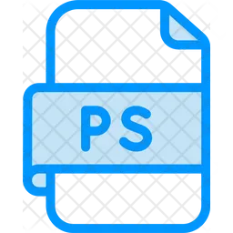 Postscript File  Icon