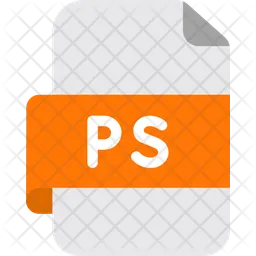 Postscript File  Icon