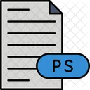 Postscript File File File Type Icon
