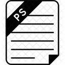 Postscript file  Icône