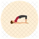 Puente Yoga Pose Icono