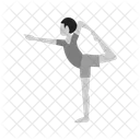 Yoga Pose Fitness Icon