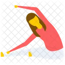 Yoga Pose Gimnasia Icono