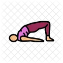 Puente Pose Conjunto Icono