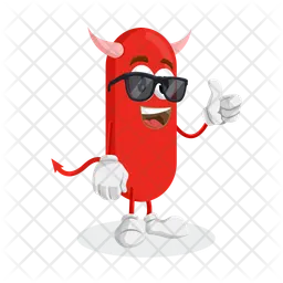 Postura del pulgar del diablo  Icono