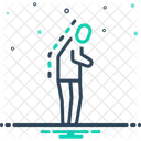 Posture Position Body Position Kinesics Osteoporosis Spinal Backache Discomfort Slouching Suffering Icon