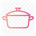 Pot White Icon