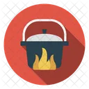 Pot Pan Burner Icon