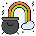 Pot Rainbow Clover Icon